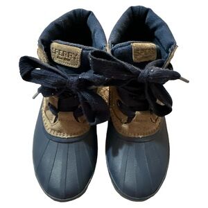 Sperry Topsider Hi Top Rubber Boots Size 6